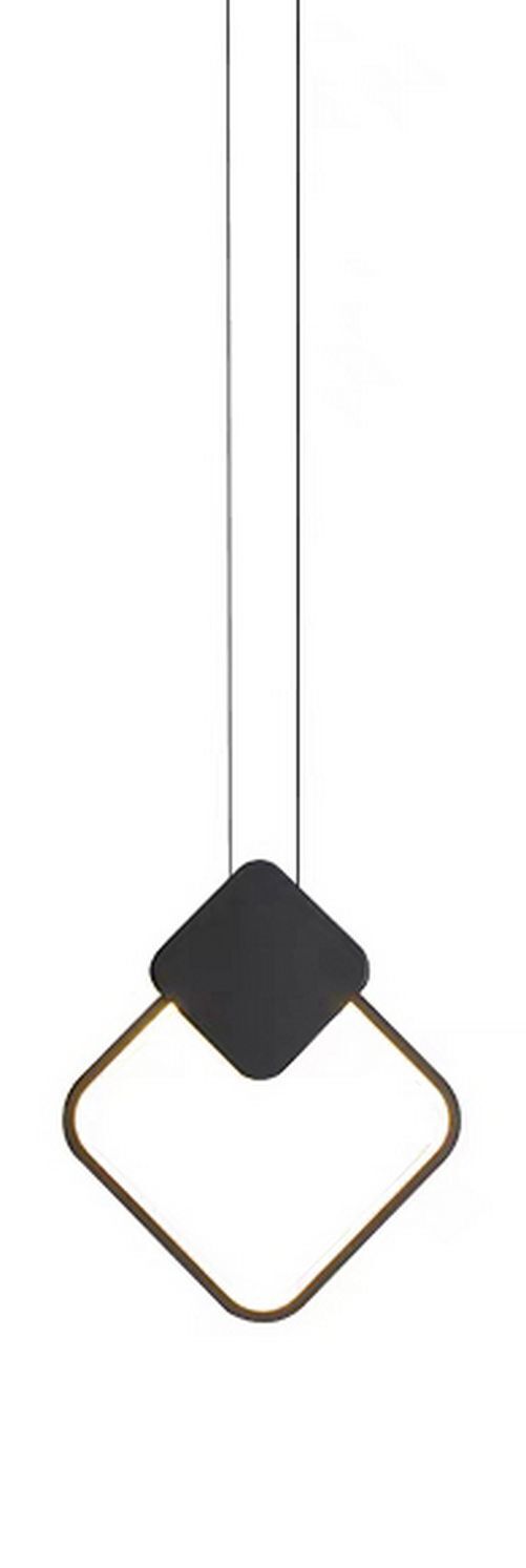 Pendant Lamp Minimalist Black Ring Long Wire Dimmable LED Ceiling Hanging Lights