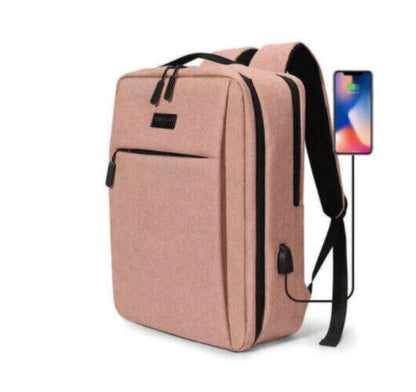 Men Backpack Charging Male Laptop Bagpack Business Travel Luggage Bag