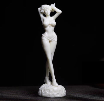 8" Beautiful Girl Figurine Statue Hot Lady Body Model Art Decor