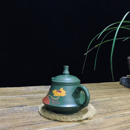 Chinese Yixing Zisha Clay Handmade Exquisite Teapot （玉笠 底款：姜礼明）