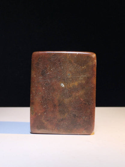 Chinese Natural Shoushan Stone Hand-carved Exquisite Lettering Seal 18897
