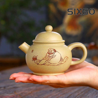 220ml Yixing Purple Clay Teapots Authentic Dahongpao Xishi Tea Pot Handmade