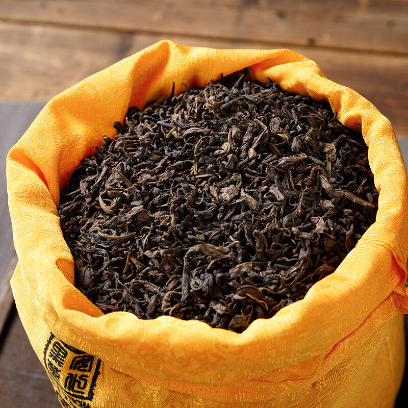 Tian Jian Dark Tea in Cotton Bag Heavenly Tips Hunan Anhua Tianjian Hei Cha 500g