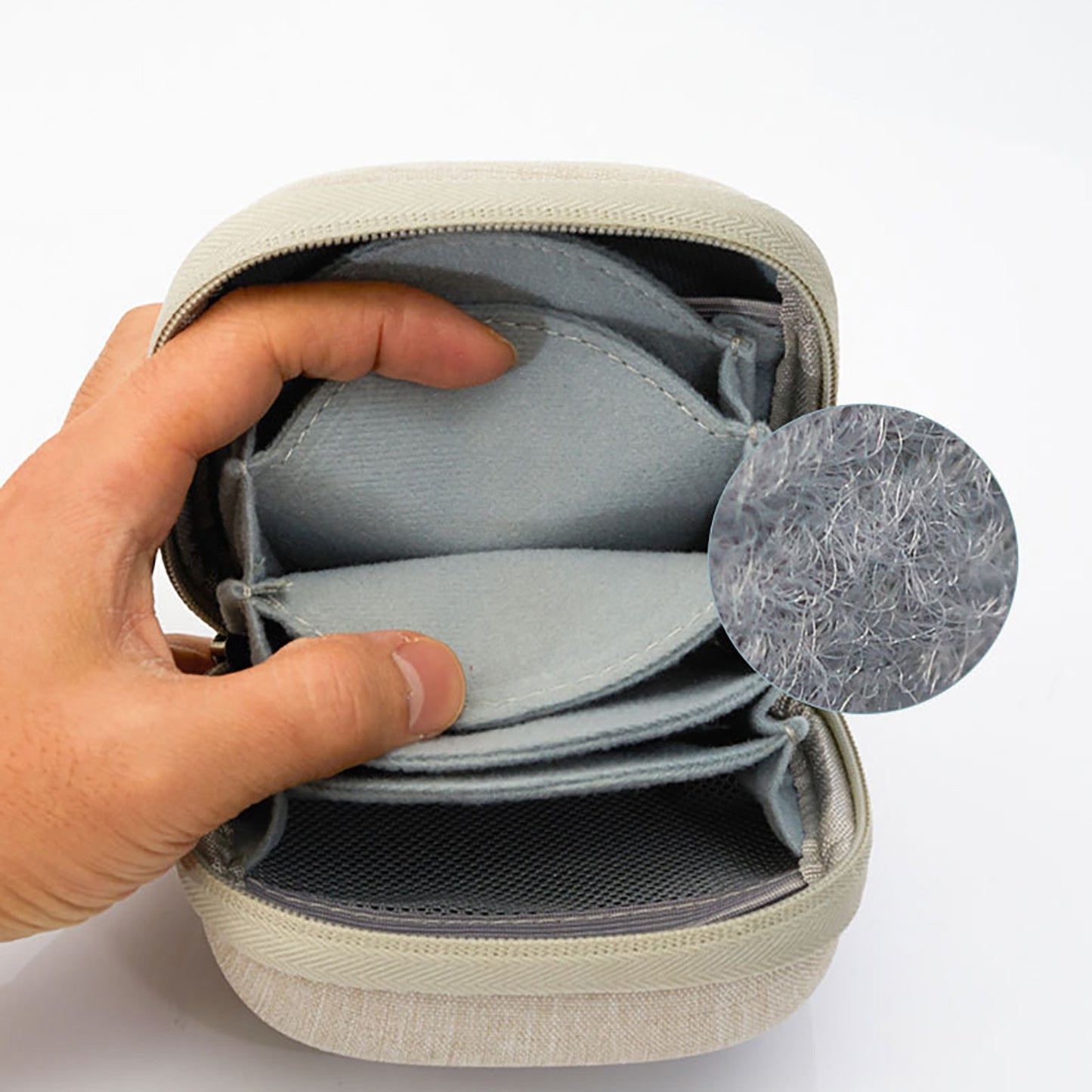 8 Slots Camera Lens Filter Case Bag Dustproof Storage Organizer Pouch Wallet a