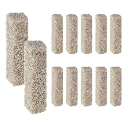 12PCS Aquarium Ammonia Filter Pads For SmartClean 10-20 Gallons Power Filter