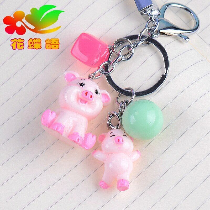 3pcs/lot Pig Family Micro Landscape PVC Crafts Home Mini Accessories Creative