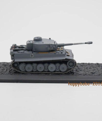 1:72 Pz.Kpfw WWII German Tiger 6 Tank Alloy Military Model