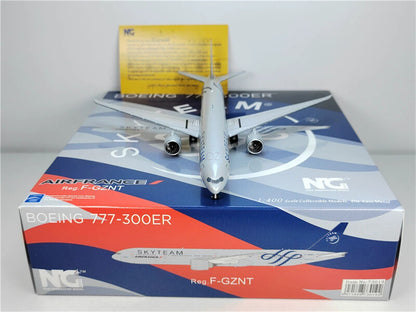 NG Models Air France for Boeing B777-300ER F-GZNT SkyTeam 1:400 Aircraft Model