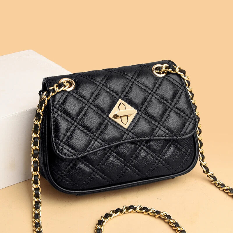 Genuine Leather Bag Women Small Ladies Handbag Shoulder Crossbody Bags Tote