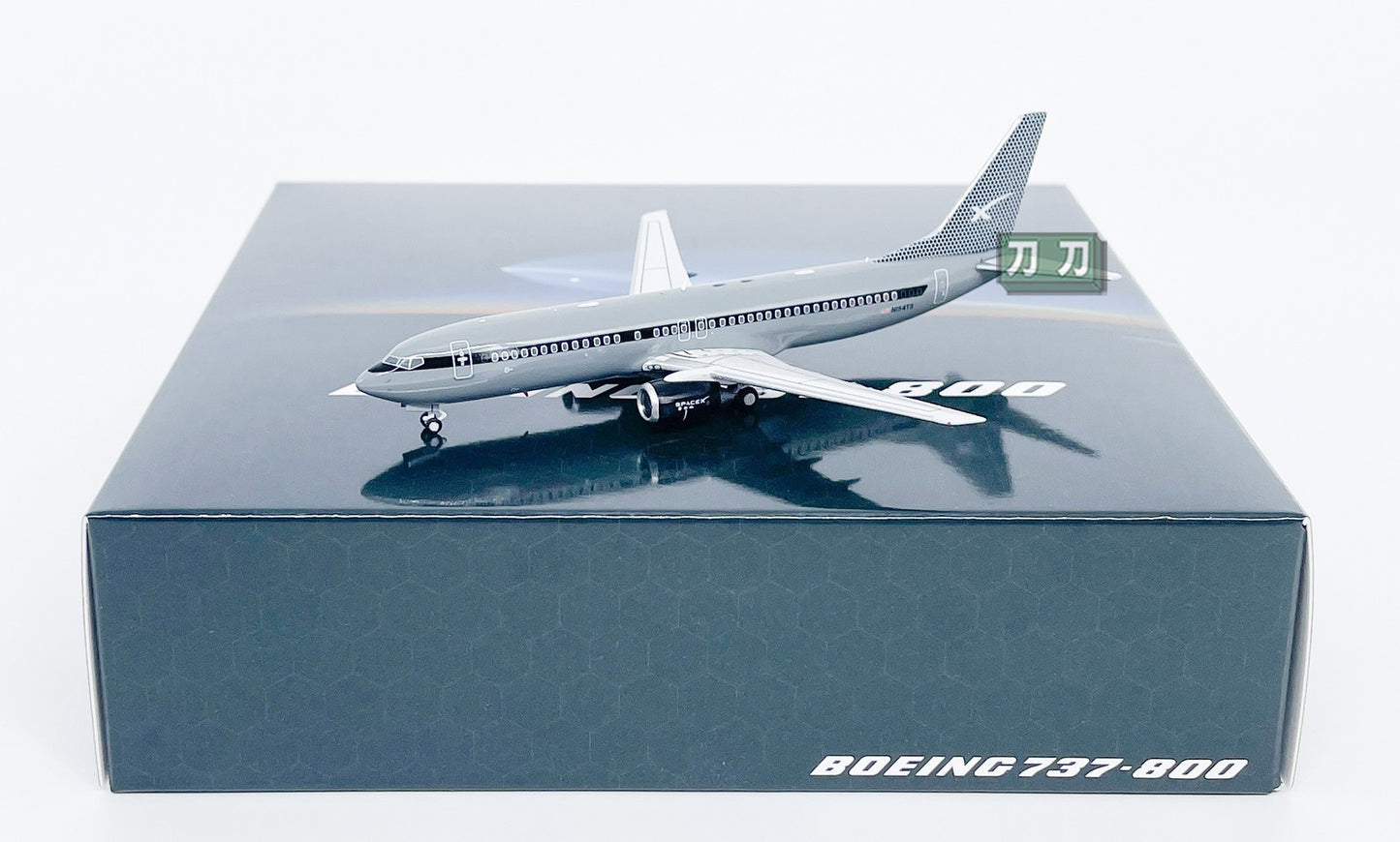 1:400 Panda SpaceX BOEING 737-800 Passenger Airplane Diecast Aircraft Model
