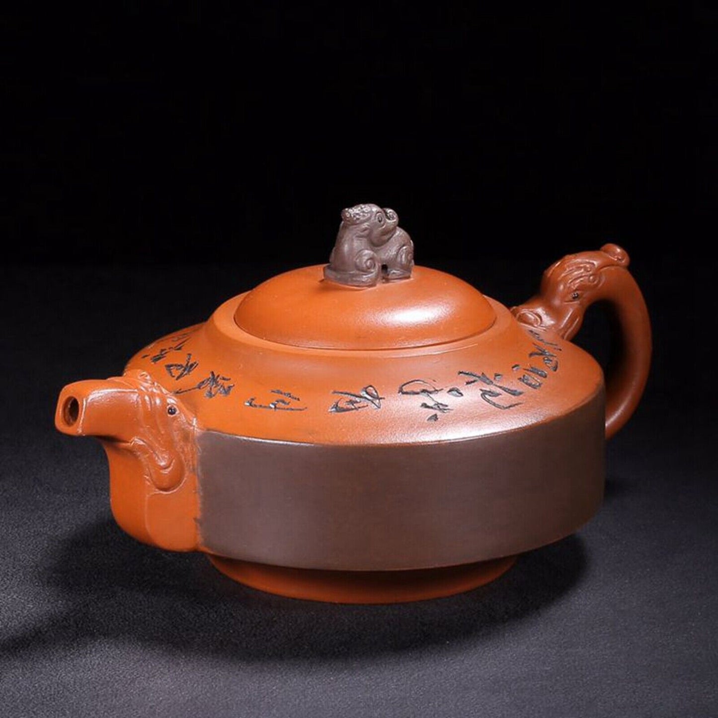 Vintage China Yixing Purple Clay Teapot Zisha Ceremony Exquisite Office Teaware