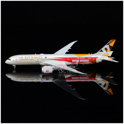 1:400 JC Wings ETIHAD BOEING 787-9 Passenger Airplane Diecast Aircraft Model