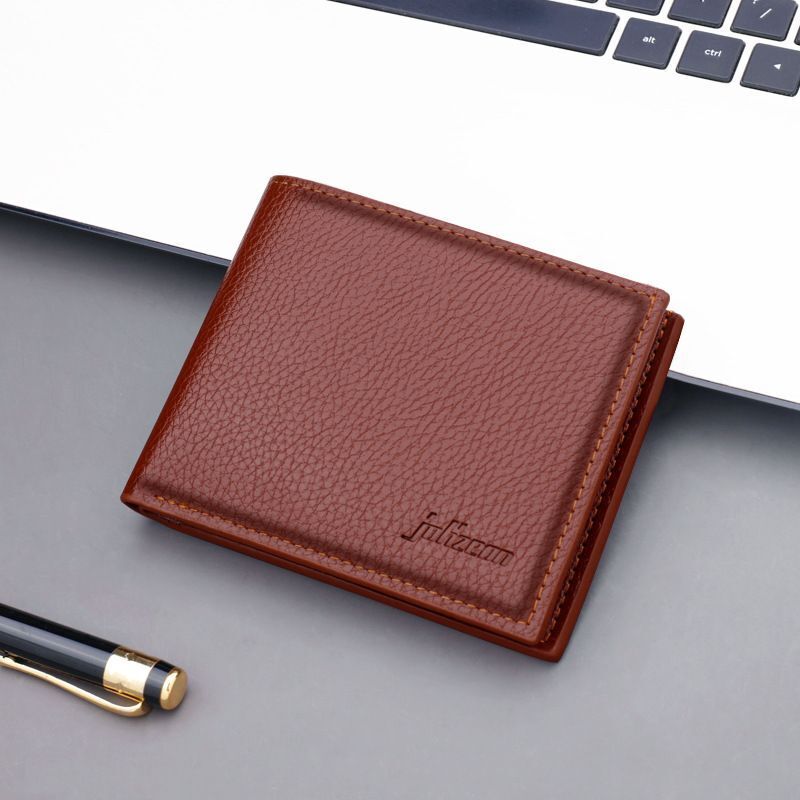 Card Holder Short Wallet Synthetic Leather Coin Purse Money Pouch Storage Bags
