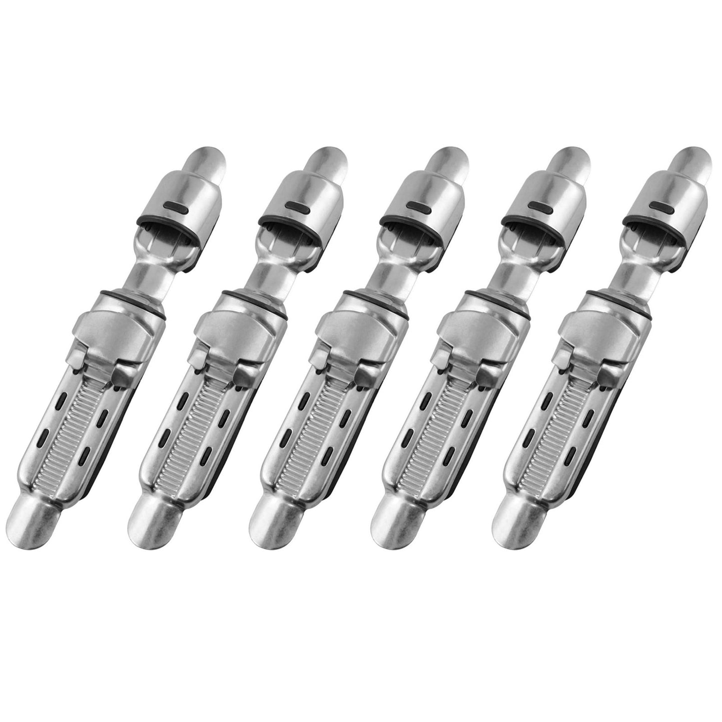 5PCS/Set Stainless Steel Adjustable Plate Reel Seats Fishing Rod Building