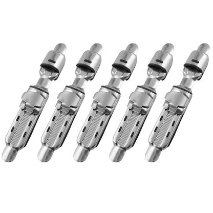 5PCS/Set Stainless Steel Adjustable Plate Reel Seats Fishing Rod Building