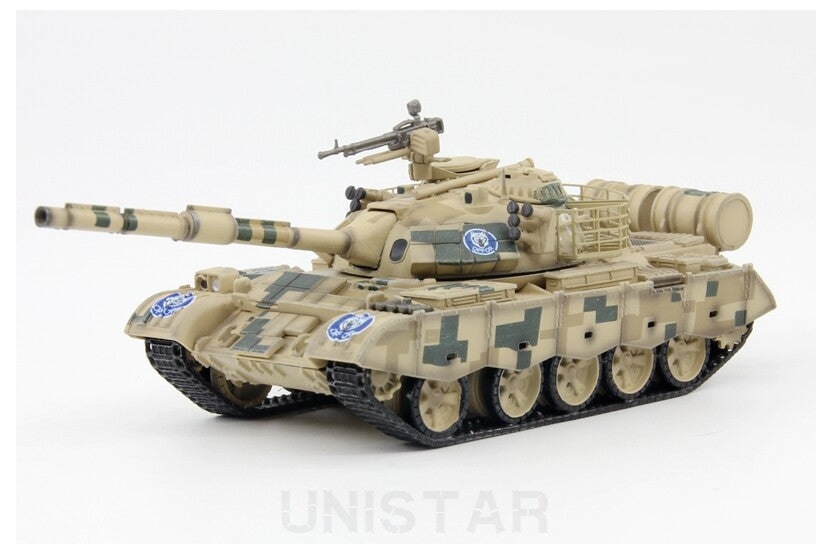 UNISTAR China ZTZ-59D Main Battle Sand Digital Painting 1/72 Diecast Model Tank