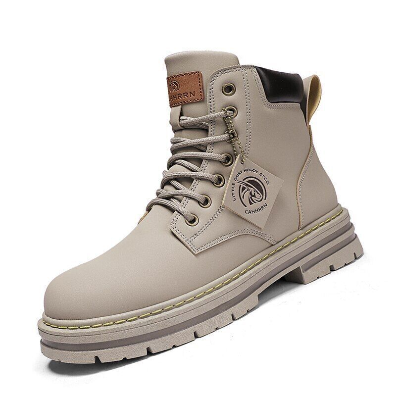 Boots Men Leather Snow Boots Man Shoes Outdoor Ankle Boots Men's Sneakers