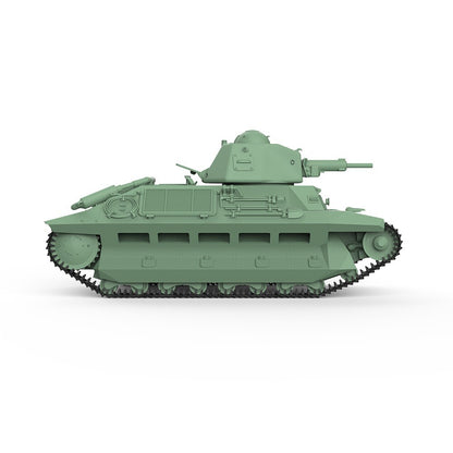SSMODEL SS72795 1/72 Military Model Kit French R35 With FCM Turret Light Tank