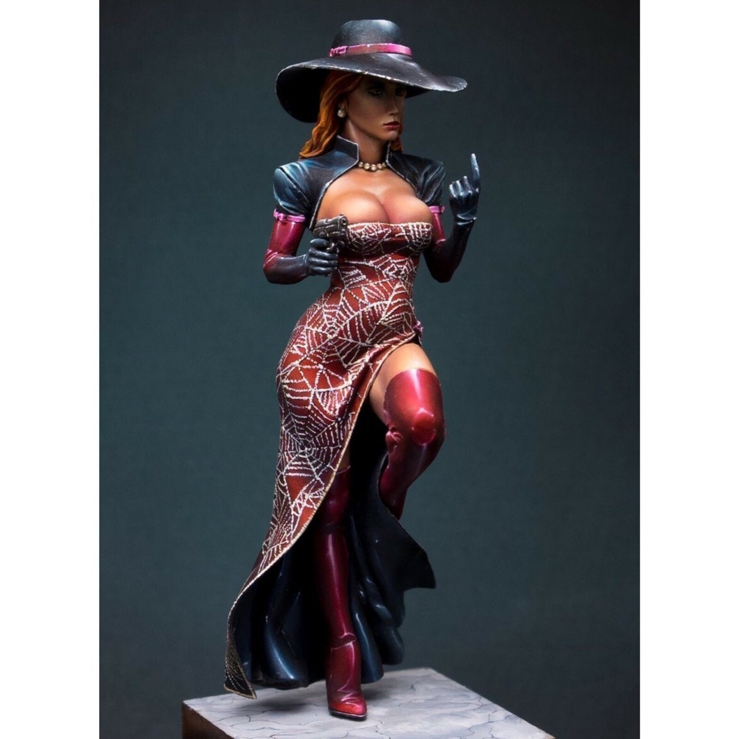 1/24 Resin Figures model Sexy lady spy Unassembled Unpainted