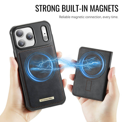 For iPhone 17/Air/16e/15/14/13/12/11 Pro Max Wallet Case Magnetic Card Holder