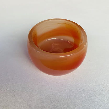 Chinese Red Agate Jade Kung Fu Tea Set Cup Stone Cup Glazed Jade Tea Set Tea Cup