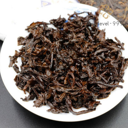 100g Ripe Pu'er Tea Cake 2015 Yunnan Xigui Aged Small Compressed Dried Leaf Tea