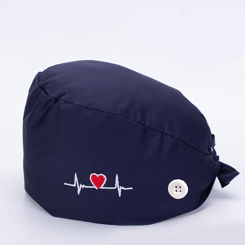 Surgical Cap Baotou Cap Doctor Hat Electrocardiogram Nurse Pure Cotton Buckle