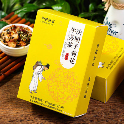 Chrysanthemum Cassia Burdock Herbal Tea Natural Flower Blend 150g