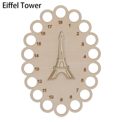 Embroidery Floss Organizers Wood Cross Stitch Needle Thread Storage Holder Tools