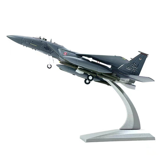 1/100 U.S. F-15E Strike Eagle Bomber Aircraft Plane Model With Display Stand