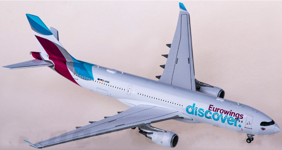 1:400 JC WINGS Eurowings Discover AIRBUS A330-200 Passenger Plane Diecast Model