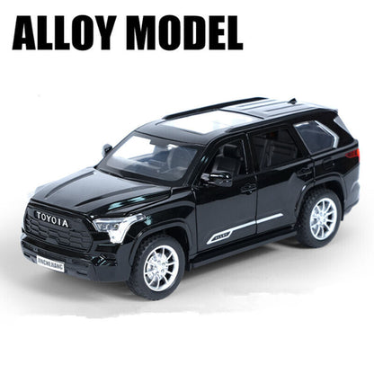 1:24 Toyota Sequoia SUV Diecast Model Car Vehicle To Simulation Sounds Lights