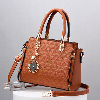 Leather Handbags Shoulder Messenger Satchel Tote Crossbody Bags Purse