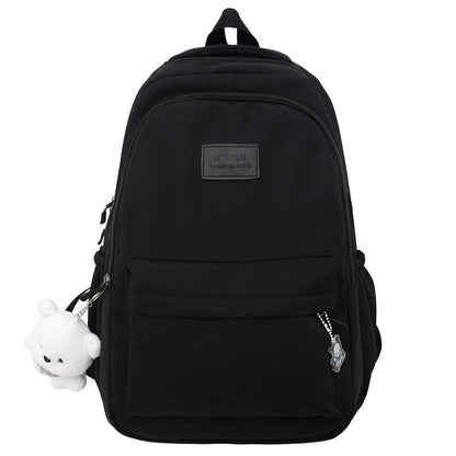 Women Pink Student Backpack Girl Travel School Bag Lady Book College Bag