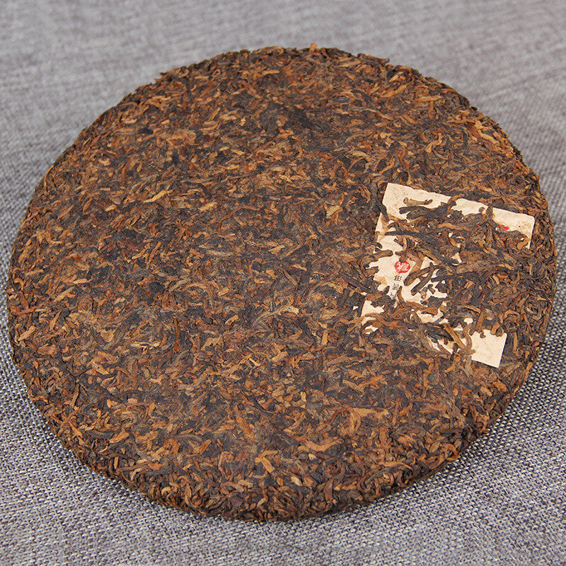 2003 Iceland Aged Tree Shu Puer Tea Old Tree Palace Golden Ripe Puer Tea 357g
