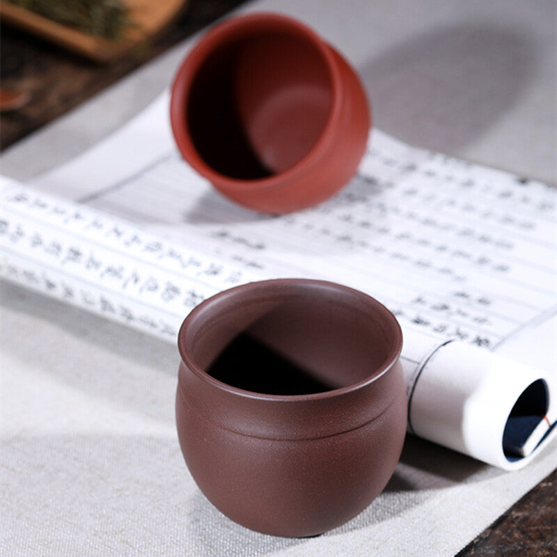 true yixing zisha tea cup marked master cup original ore dahongpao clay cup new