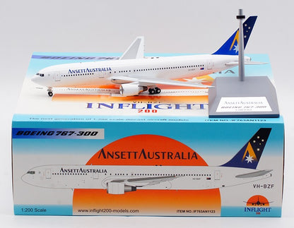 1:200 InFlight ANSETT AUSTRALIA BOEING 767-300 Passenger Airplane Diecast Model