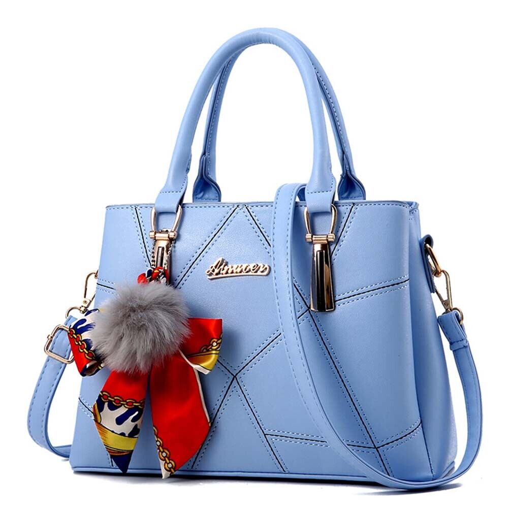Women PU Leather Tote Bags Crossbody Handbags Shoulder Purse Messenger Satchel