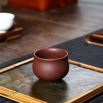 110ml Original Ore Yixing Zisha Purple Clay Tea Cup Handmade Master Cup Marked