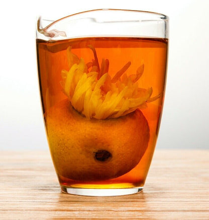 High quality handmade lemon chrysanthemum fruit tea Yunnan Daihong tea-
