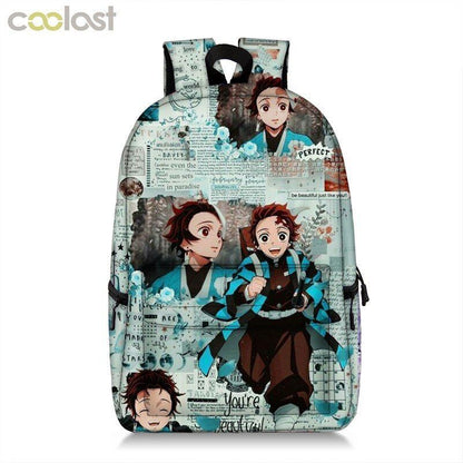 Backpack Waterproof Student School Bag Bookbag Cosplay Travel Fashion Red Purple