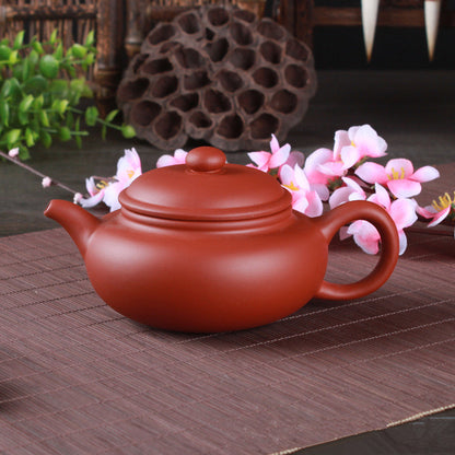 6.8oz Traditional Craft Antique Style Pot Red Clay Chinese Gongfu Tea Pot 200ml