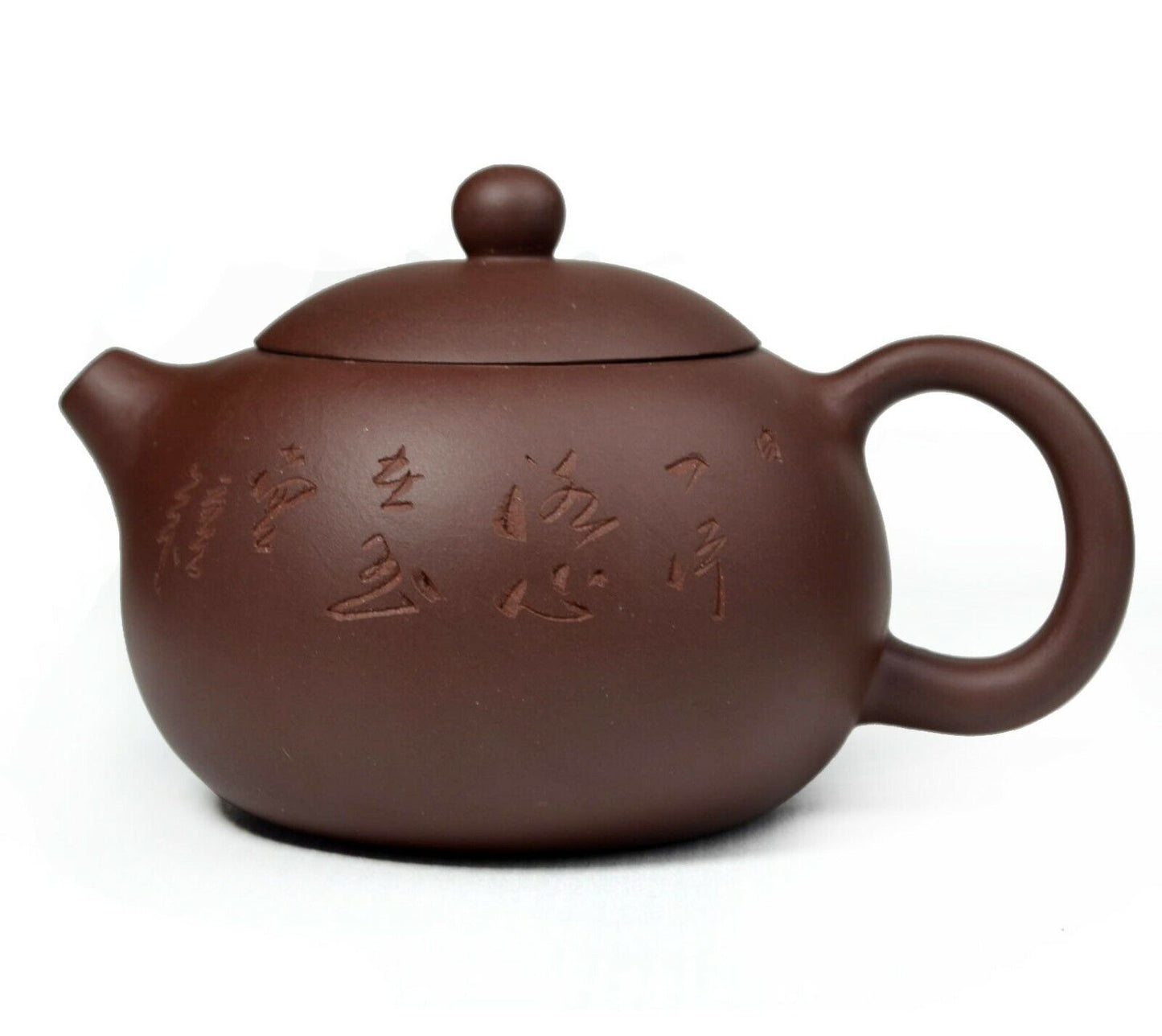 Yixing Clay Teapot Chinese Zisha Tea Pots Xishi Handmade Carved Tea Set