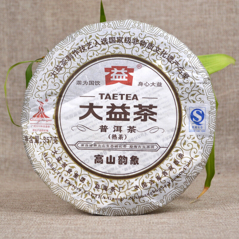 2010 Dayi Ripe Pu'er Tea TAETEA Gao Shan Yun Xiang Shu Puer Tea Batch 001 357g