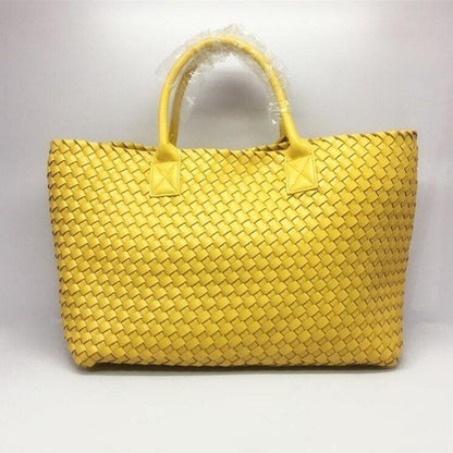Snake Weaving Bag Shoulder Purse Vegetable Basket Large Shopping Bag 37*18*53 CM