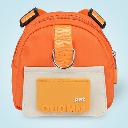 Pet Snack Self Backpack Dog Outdoor Travel Pouch Dog School Bag Waterproof Cute⌒