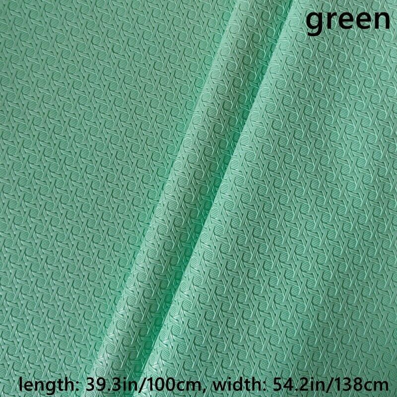 100cm Weaving Pattern Faux Leather Fabric Cloth F DIY Sofa Cover Bag Upholstery