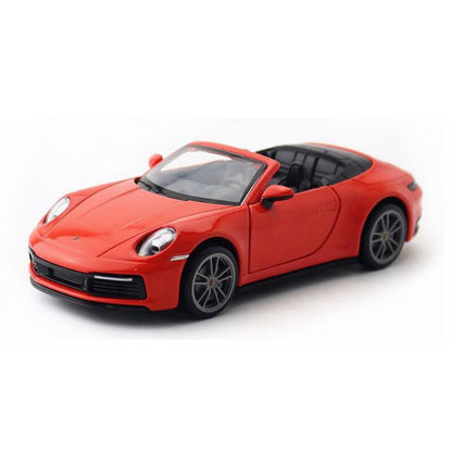 1/32 Porsche 911 Carrera Model Car Diecast Toy Vehicle for Boys Kids Gifts Red