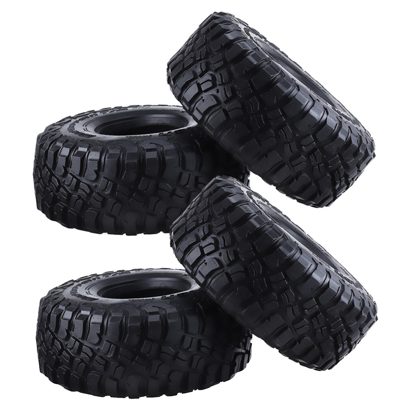 4Pack 1/10 RC Car 2.2'' Rubber Tire Tyre Cover For Axial SCX10 TRX4 D90 90046