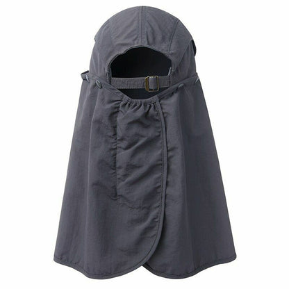 Outdoor Hat Face Neck Protection Camping Hiking Fishing Sunshade Summer Cap 60CM